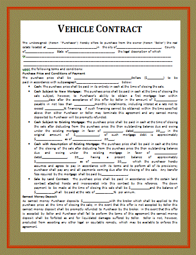 Free S Of Ohio Purchase Contracts