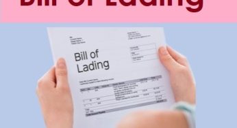 Bill of Lading Template