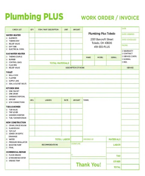 Blank Invoice Template