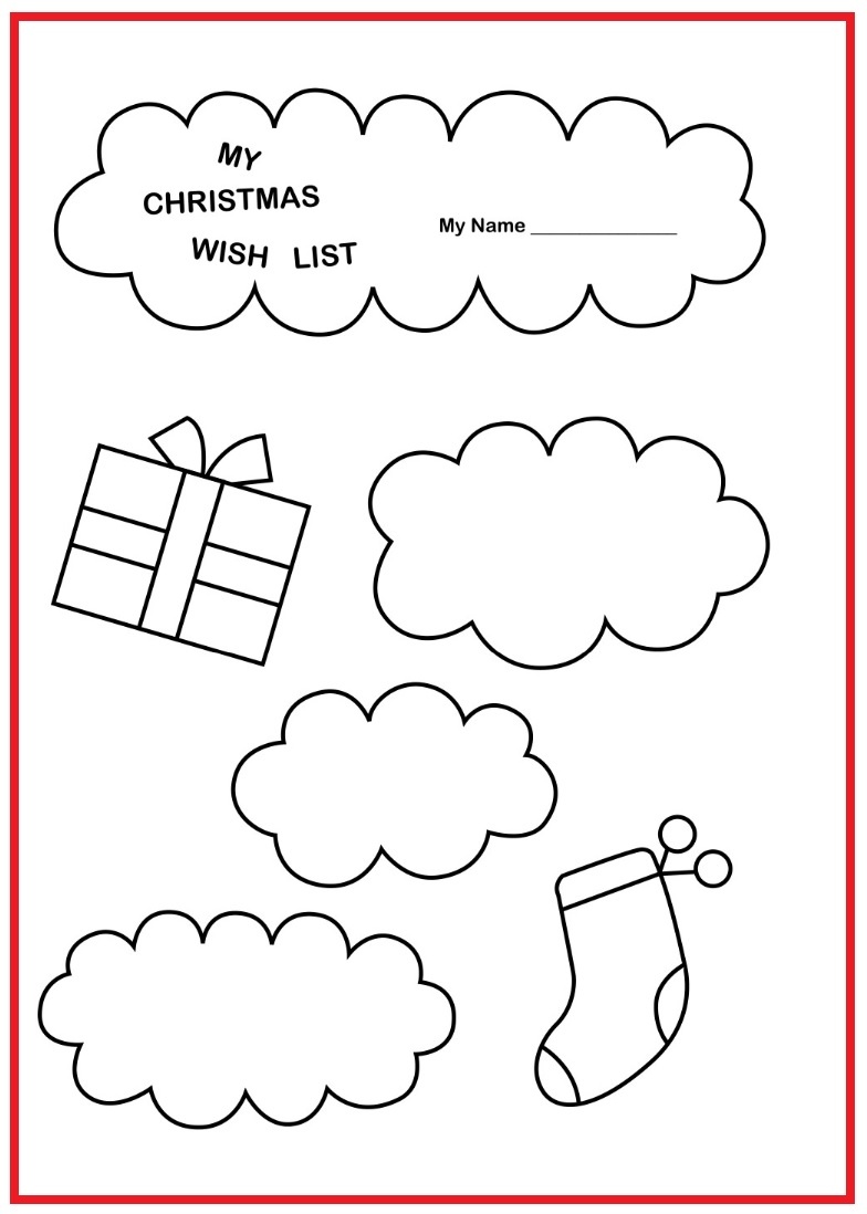 Christmas Wish List Format