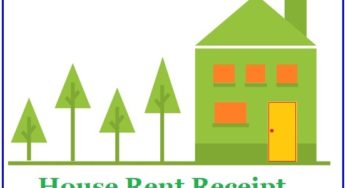 House Rent Receipt Format
