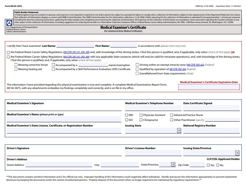 Medical Certificate Template