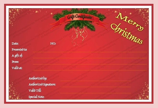 Christmas Gift Log Template