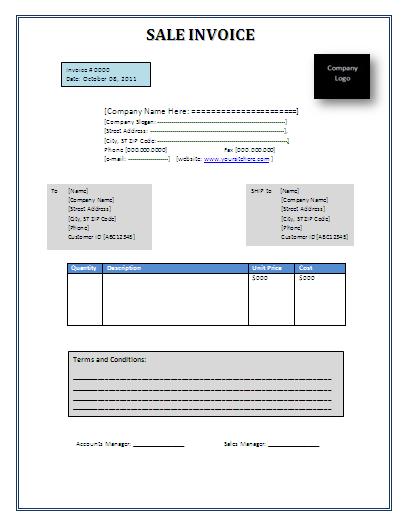 business invoice template