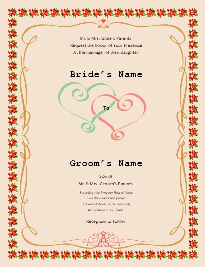 Wedding Card Template