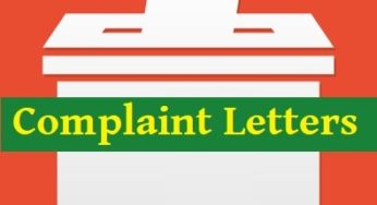Complaint Letter Template