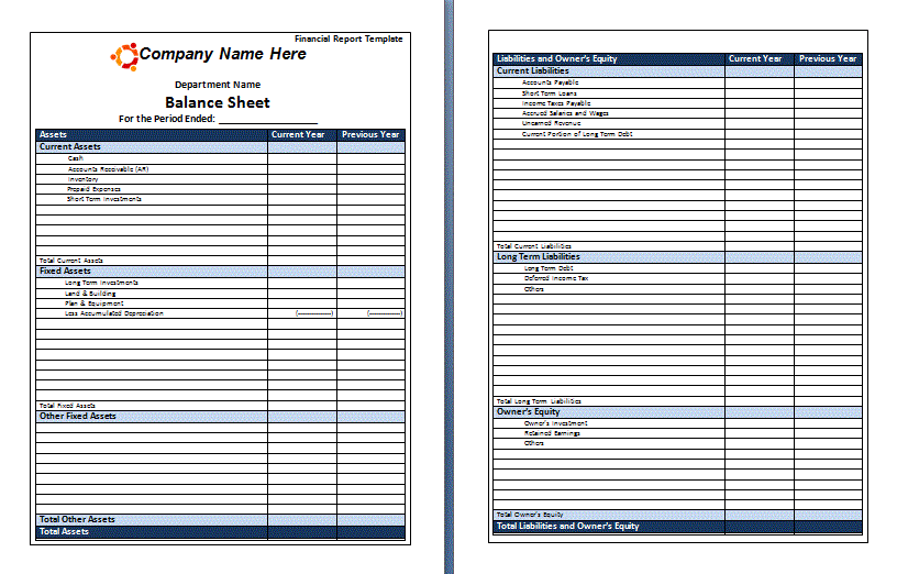 Company Report Template from www.wordstemplates.org