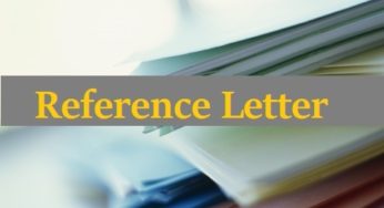 Reference Letter Template