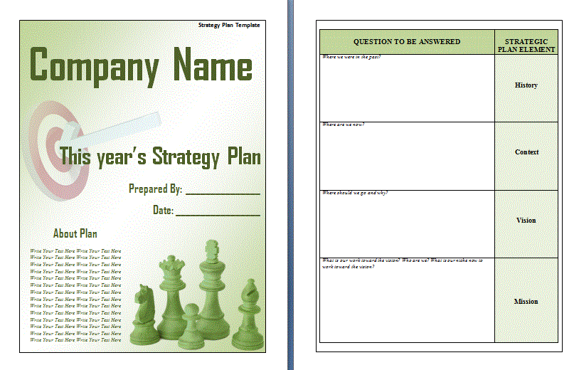 Strategic Plan Template