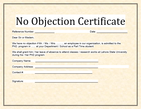 Training Certificate Template