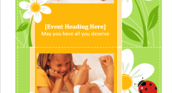 Greeting Card Template