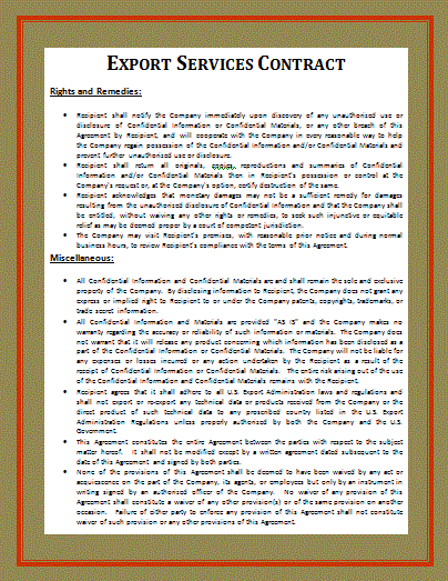 Service Agreement Template