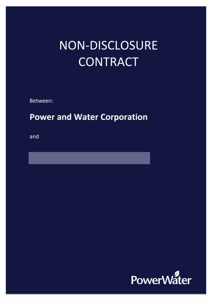 Free Non-Disclosure Contract Template