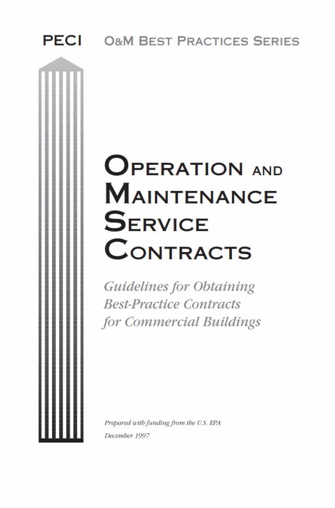 Operation and Maintenance Service Contract Template