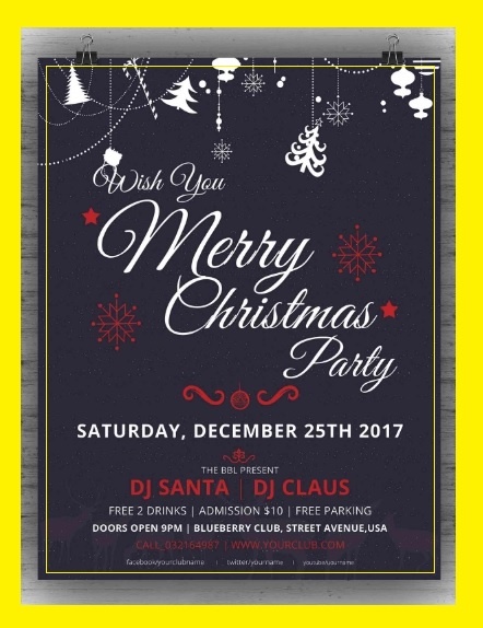 Christmas Sales Flyer Template
