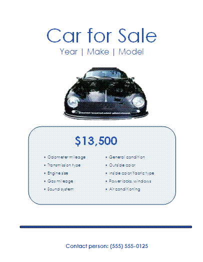 Car Sales Flyer Template Free Word Templates Car Sales Flyer Template Free Word Templates