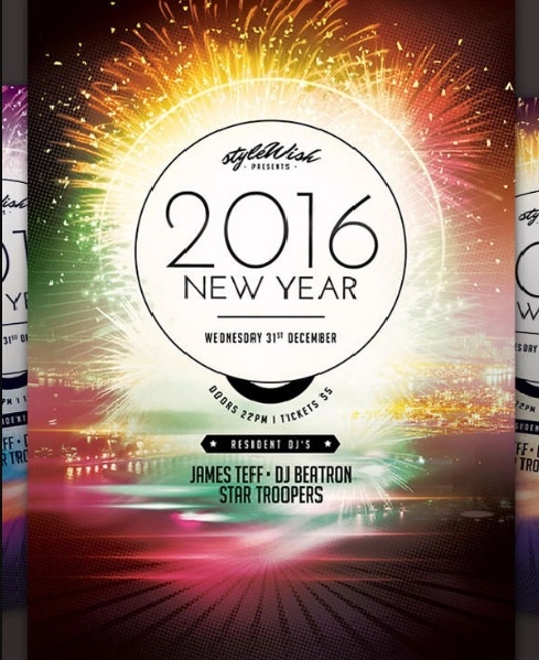 New Year Flyer Template