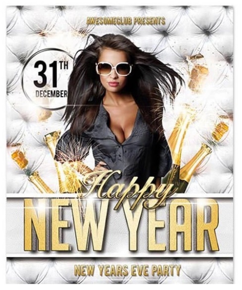 New Year Flyer Template