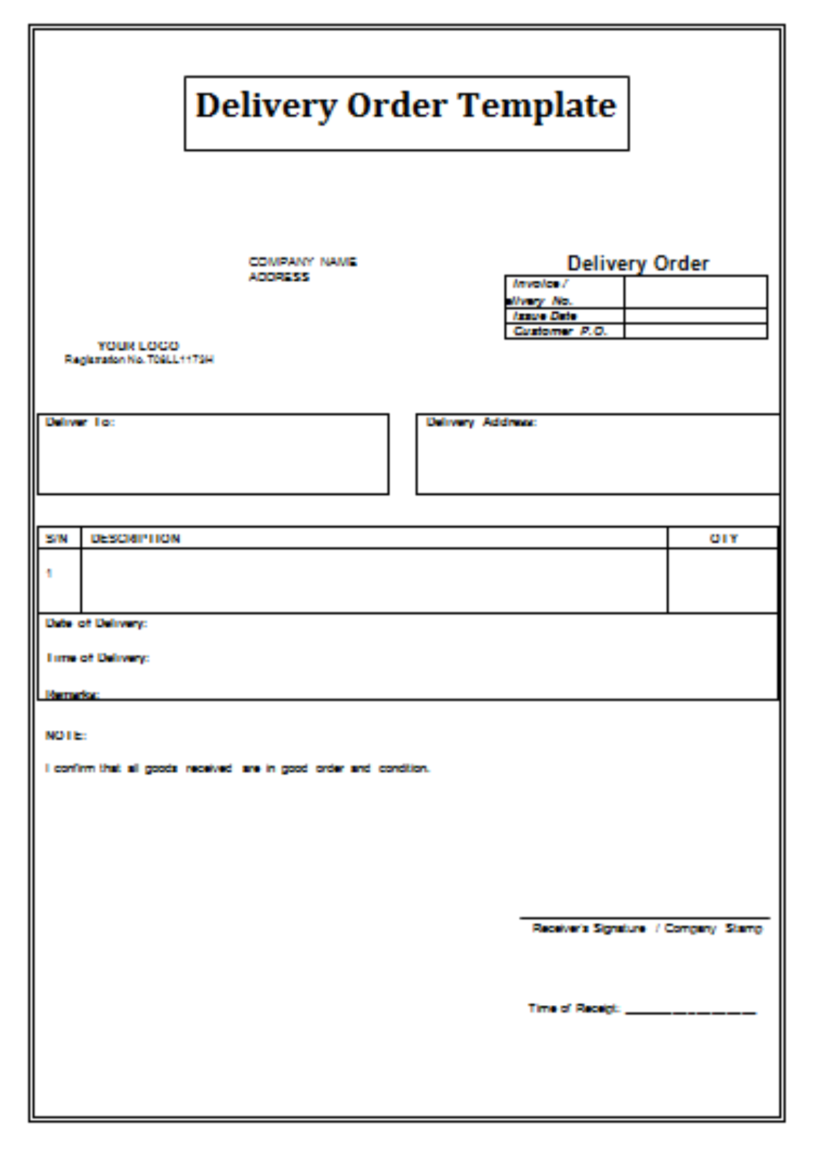 Order pdf. Деливери ордер. Деливери-ордер образец. Delivery Note form excel. Manual Template form.