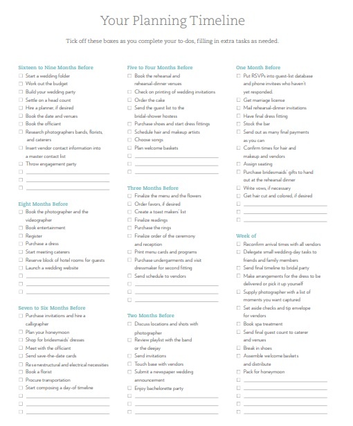 Wedding Day Agenda Template from www.wordstemplates.org