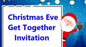 Christmas Eve Get Together Invitation Template