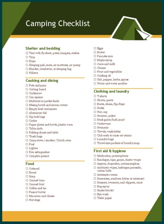 Free Checklist Template Free Word Templates Free Checklist Template Free Word Templates