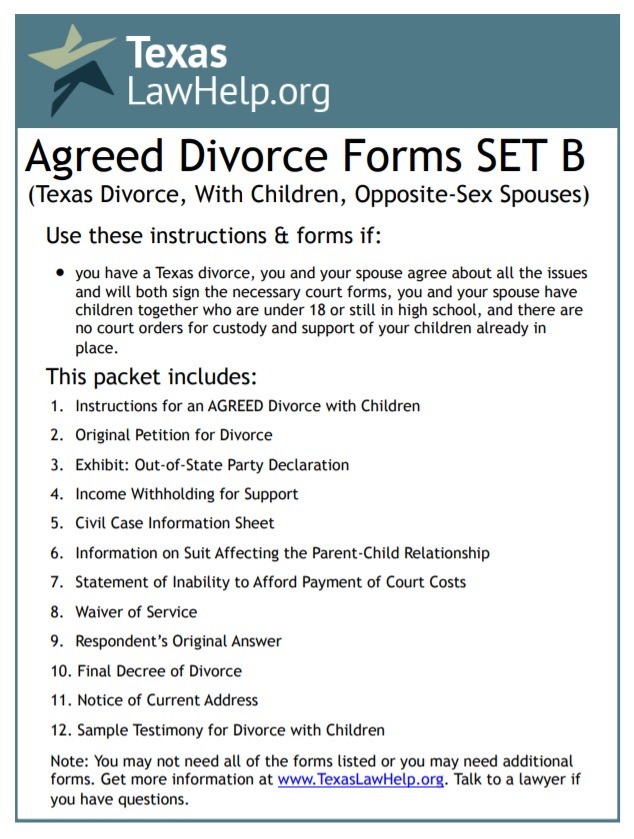 Divorce Form