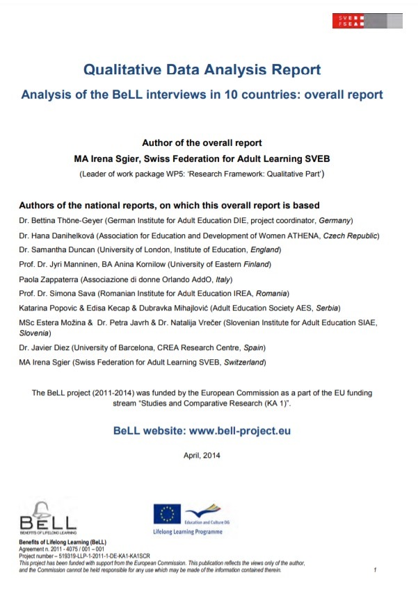 Qualitative Data Analysis Report Template