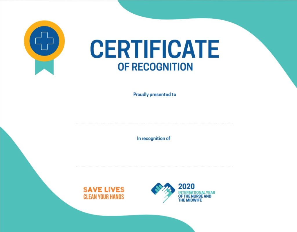 Certificate of Recognition Template PDF