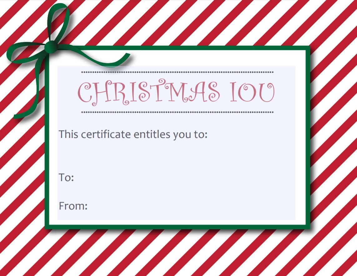 Christmas Gift Log Template