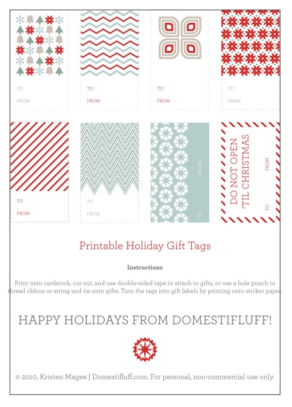 Christmas Gift Log Template