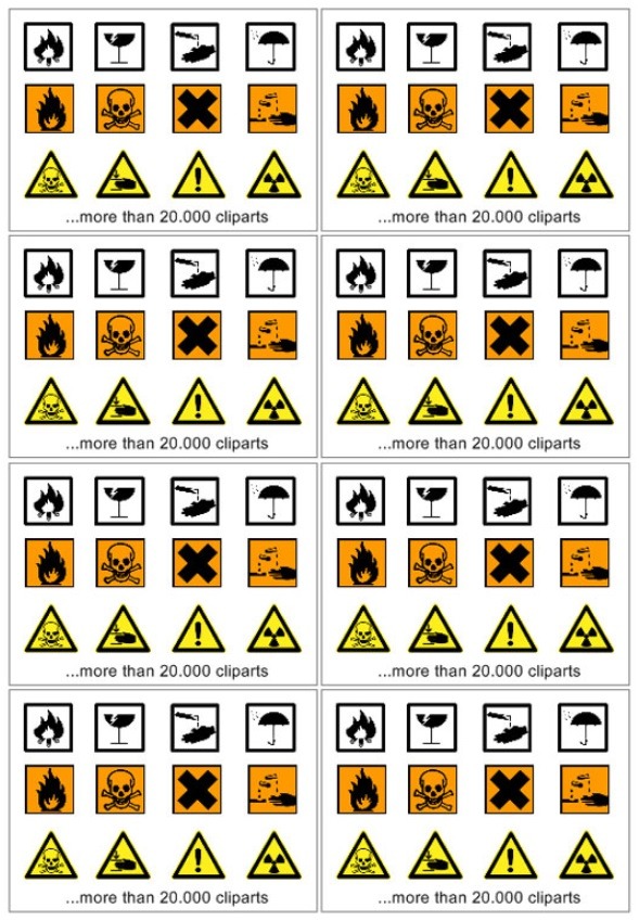 Caution Shipping Label Template