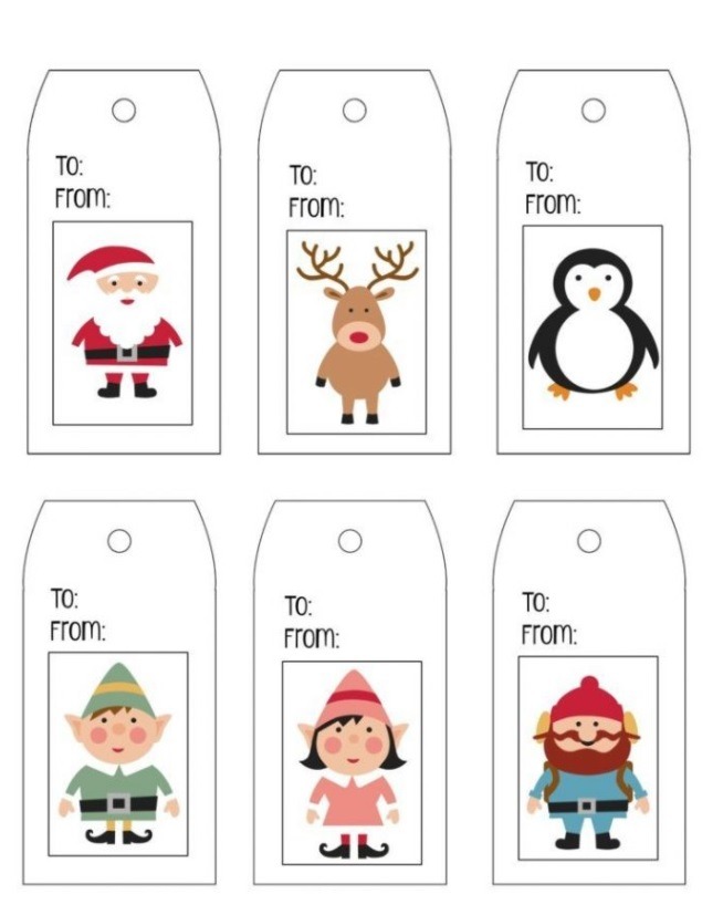 Animated Gift Tag Template