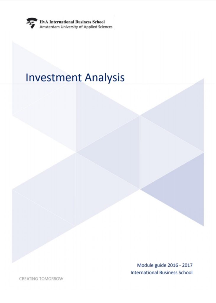 Business Investment Analysis Sample
