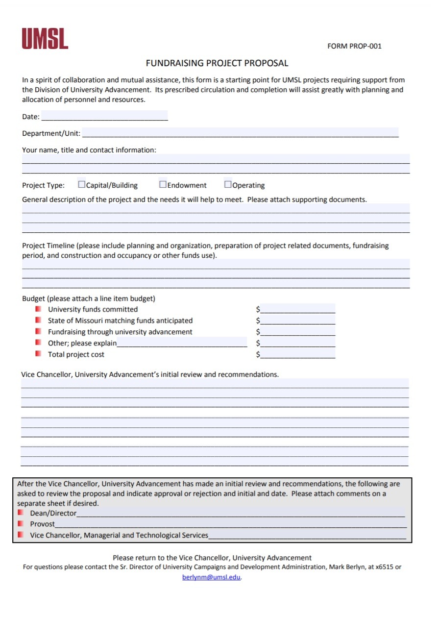 Fundraiser Proposal Template Sfiveband Fundraiser Proposal Template Sfiveband