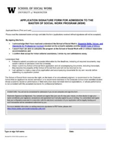 School Admission Form | Free Word Templates