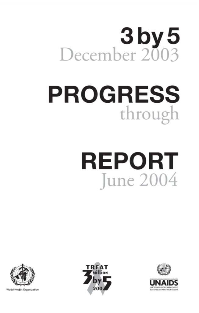 UNAIDS Progress Report Template