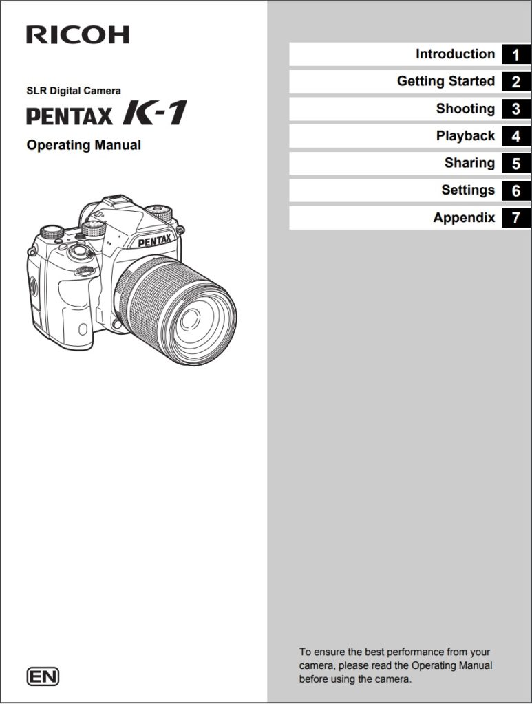 Camera User Manual Template
