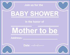 Baby Shower Invitation Template | Free Word Templates