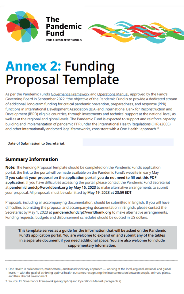 Educational Loan Proposal Template