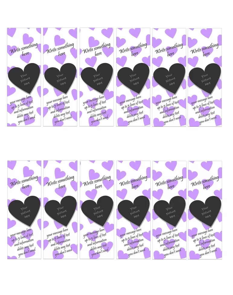 Bookmark Template | Free Word Templates