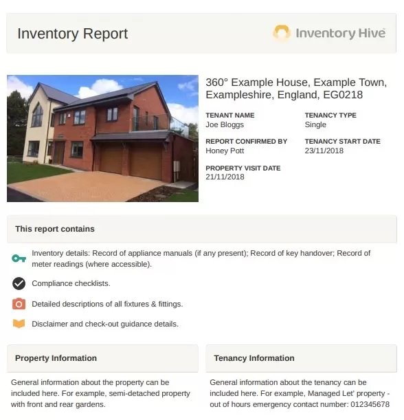 Landlord Inventory Template | Free Word Templates